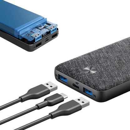 Anker PowerCore 3 Sense 3 PD Port Power Bank 20W 10,000 mAh by Anker