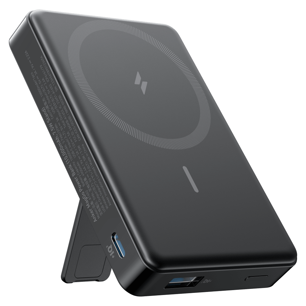Anker MagGo Power Bank with Stand 10,000 mAh 7.5W-Black