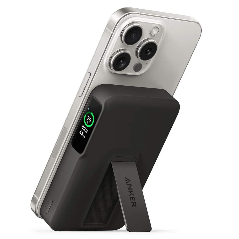 Anker Qi2 15W MagGo Power Bank 10,000 mAh-Black by Anker
