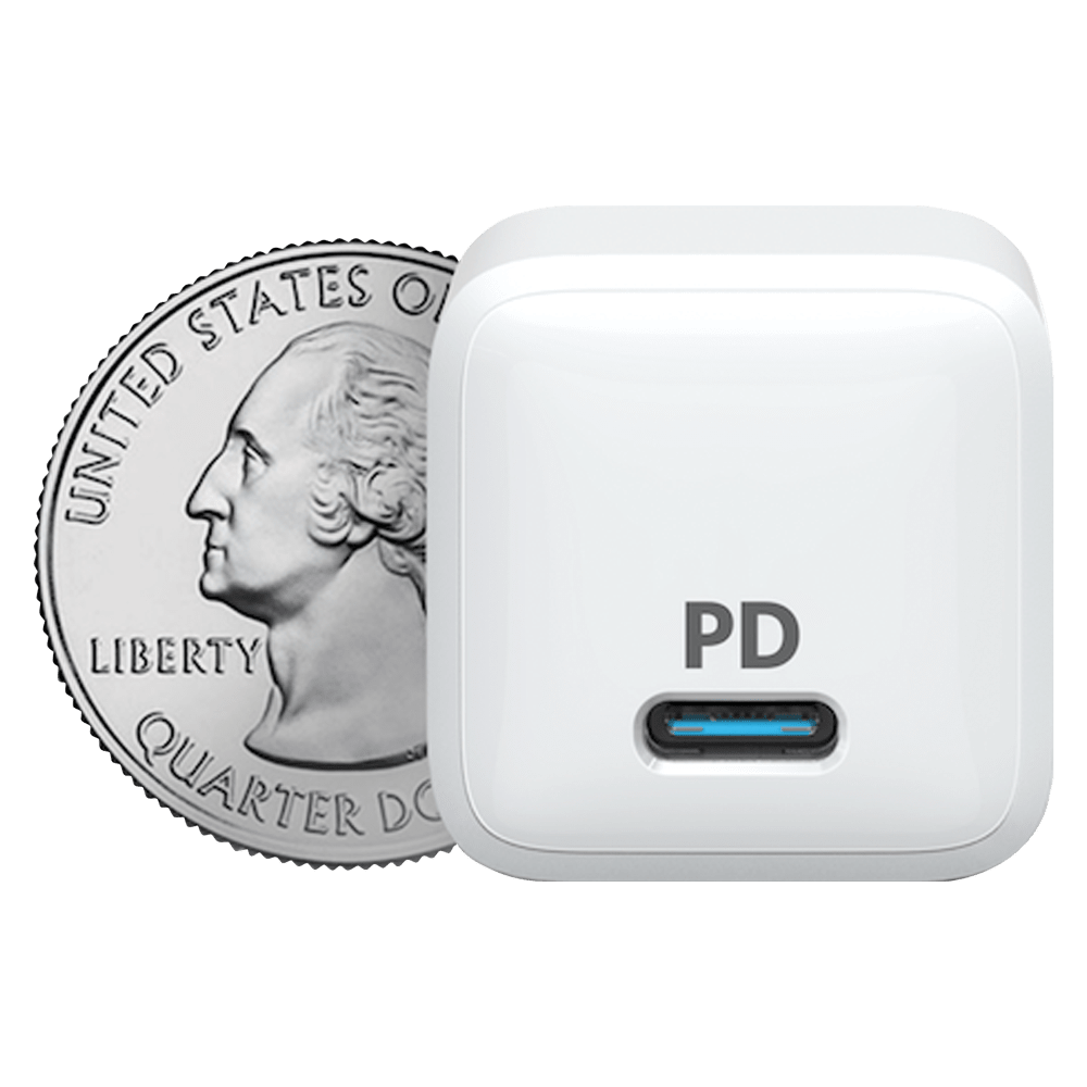 Anker PowerPort 3 Nano USB C Wall Charger 20W-White by Anker