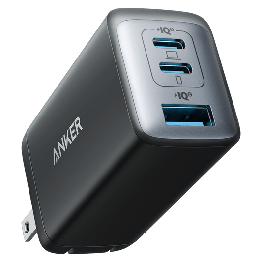 Anker PowerPort 3 3 Port Wall Charger 65W-Black by Anker