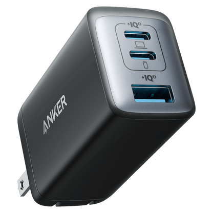 Anker PowerPort 3 3 Port Wall Charger 65W-Black