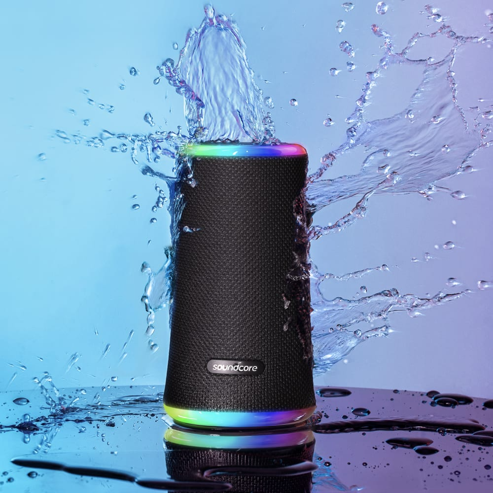 Soundcore - Flare 2 Bluetooth Speaker - Black