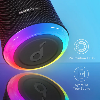 Soundcore - Flare 2 Bluetooth Speaker - Black