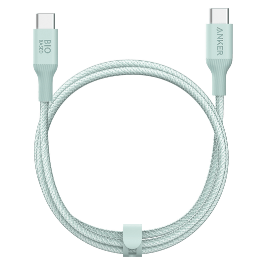 Anker Bio-Braided USB C to USB C Cable 6ft-Green by Anker