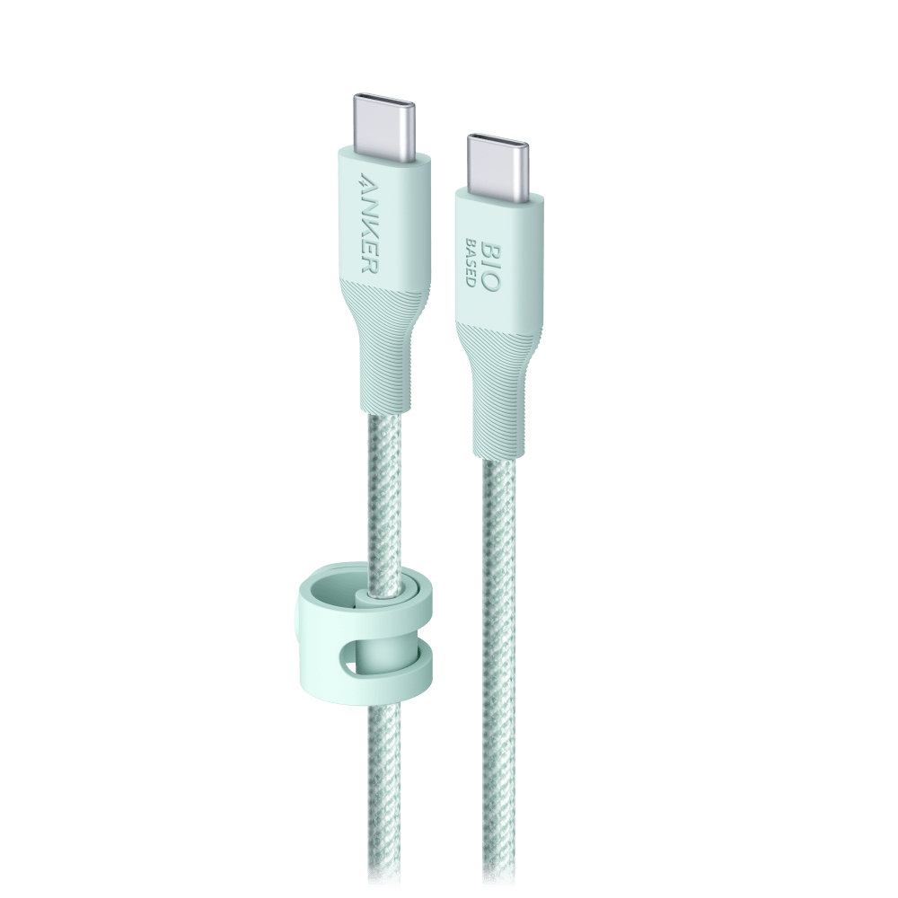 Anker Bio-Braided USB C to USB C Cable 6ft-Green by Anker