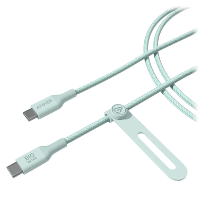 Anker Bio-Braided USB C to USB C Cable 6ft-Green by Anker