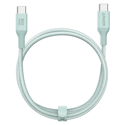 Anker Bio-Braided USB C to USB C Cable 6ft-Green