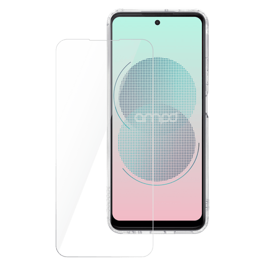 AMPD 0.33 Hardened Tempered Glass Screen Protector for Boost Celero 5G Plus (Gen 3)-Clear by AMPD