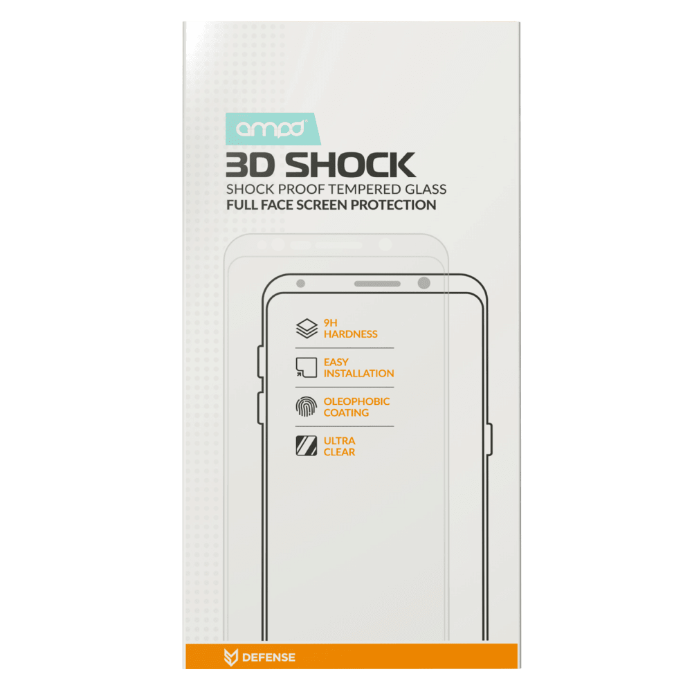 AMPD 3D Glass Screen Protector for Samsung Galaxy A03s-Clear by AMPD