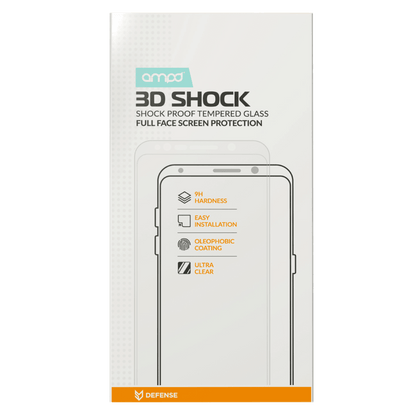 AMPD 3D Glass Screen Protector for Samsung Galaxy A03s-Clear by AMPD