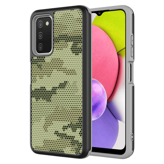 AMPD Slim Dual Layer Case for Samsung Galaxy A03s-Green by AMPD