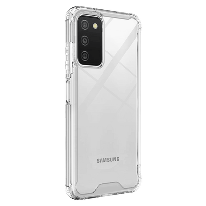 AMPD TPU / Acrylic Hard Shell Case for Samsung Galaxy A03s-Clear by AMPD