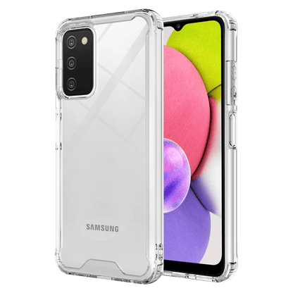 AMPD TPU / Acrylic Hard Shell Case for Samsung Galaxy A03s-Clear by AMPD