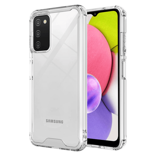 AMPD TPU / Acrylic Hard Shell Case for Samsung Galaxy A03s-Clear by AMPD