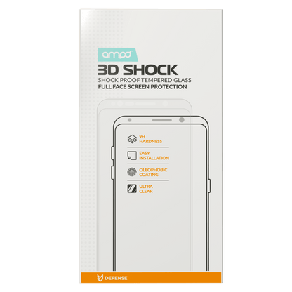 AMPD 3D Glass Screen Protector for Samsung Galaxy A25 5G-Clear by AMPD