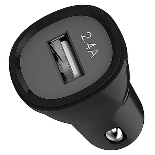 AMPD Single Port Car Charger Adapter 5V 2.4A Black