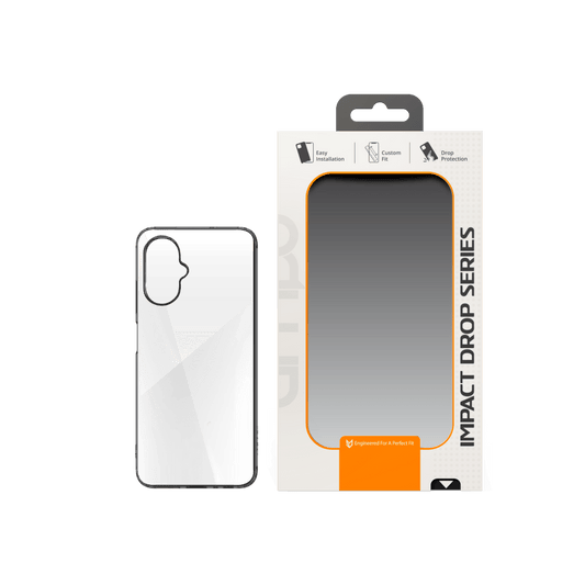 AMPD TPU / Acrylic Crystal Clear Case with Black Bumper for Celero 5G (Gen 3)-Black by AMPD