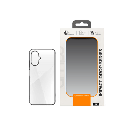 AMPD TPU / Acrylic Crystal Clear Case with Black Bumper for Celero 5G (Gen 3)-Black