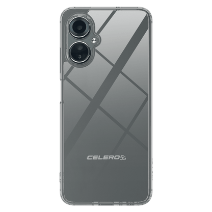AMPD TPU / Acrylic Crystal Clear Case with Black Bumper for Celero 5G (Gen 3)-Black by AMPD