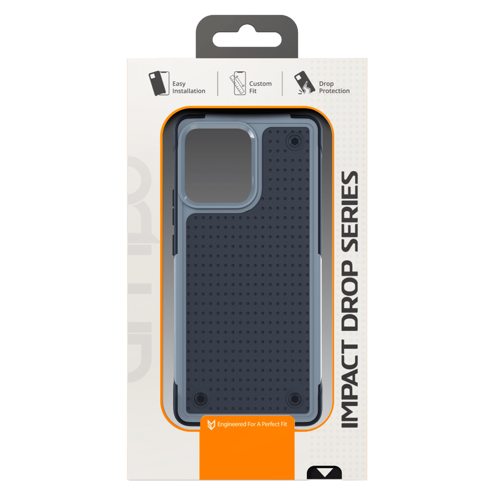 AMPD Dual Layer Rugged Case for Motorola Moto Edge Plus (2023)-Gray by AMPD