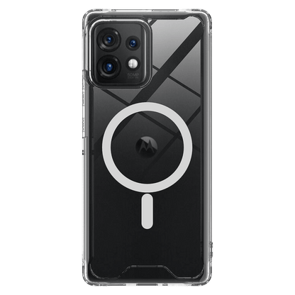 AMPD TPU / Acrylic Crystal Clear Case for Motorola Moto Edge Plus (2023)-Clear by AMPD
