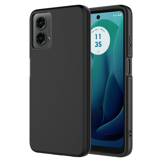 AMPD Dual Layer Soft Touch Classic Slim Case for Motorola Moto G 5G (2024)-- by AMPD