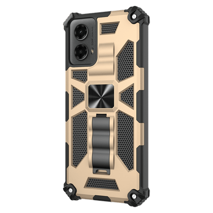 AMPD Dual Layer Kickstand Spiderweb Case for Motorola Moto G 5G (2024) by AMPD