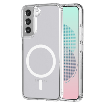 AMPD TPU / Acrylic Crystal Clear MagSafe Case for Samsung Galaxy S22 Plus-Clear by AMPD