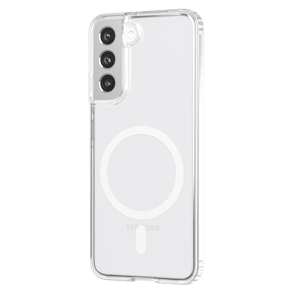 AMPD TPU / Acrylic Crystal Clear MagSafe Case for Samsung Galaxy S22 Plus-Clear by AMPD