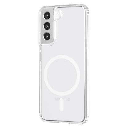 AMPD TPU / Acrylic Crystal Clear MagSafe Case for Samsung Galaxy S22 Plus-Clear by AMPD