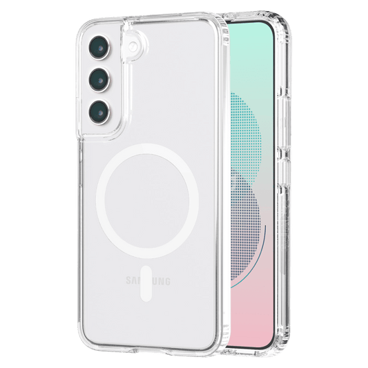 AMPD TPU / Acrylic Crystal Clear MagSafe Case for Samsung Galaxy S23 Plus-Clear by AMPD