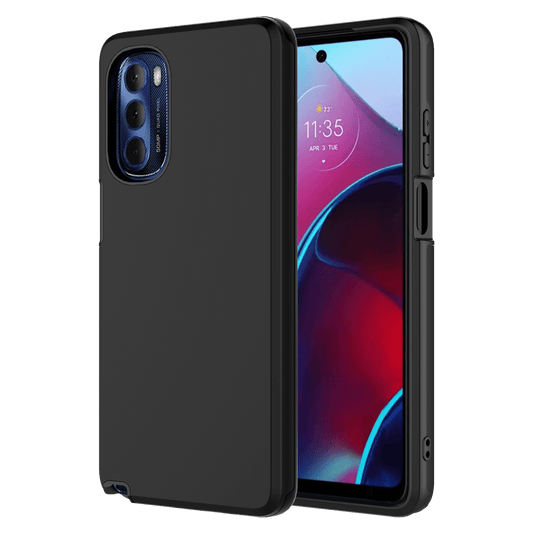 AMPD Classic Slim Dual Layer Case for Motorola Moto G Stylus (2022) / Moto G Stylus 5G (2022) Black