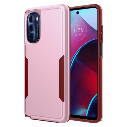AMPD Military Drop Case for Motorola Moto G Stylus (2022) / Moto G Stylus 5G (2022)-Pink