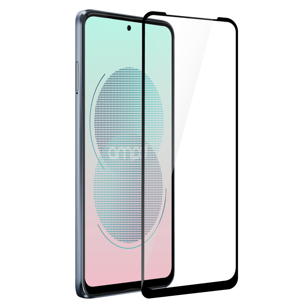 AMPD 3D Full Faced Impact Glass Screen Protector with Black Border for Motorola Moto G Stylus 5G (2023) / Moto G Stylus (2023)-Clear
