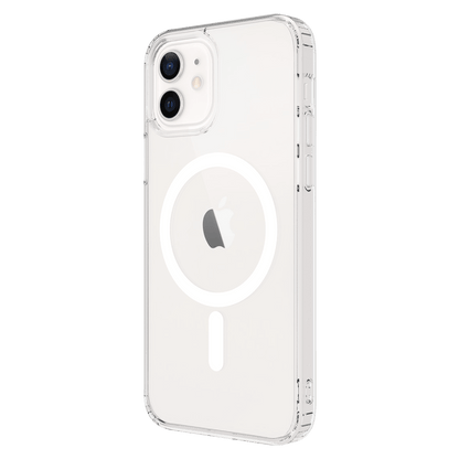 AMPD TPU / Acrylic Hard Shell MagSafe Case for Apple iPhone 12 / iPhone 12 Pro-Clear by AMPD