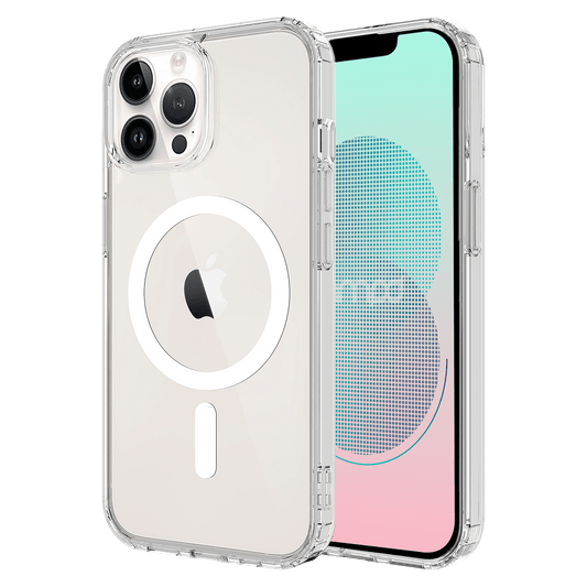 AMPD TPU / Acrylic Crystal Clear MagSafe Case for Apple iPhone 12 Pro Max-Clear by AMPD
