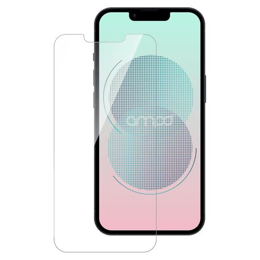 AMPD 0.33 Impact Flex Clear Tempered Glass Screen Protector for Apple iPhone 13-Clear by AMPD