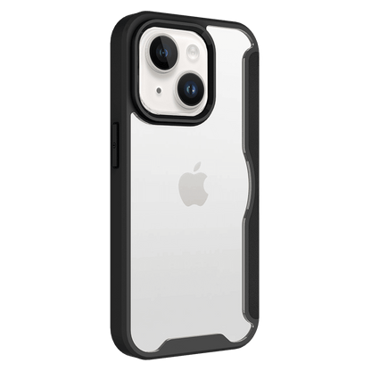 AMPD TPU / Acrylic Wallet Flip Case for Apple iPhone 13-Black by AMPD
