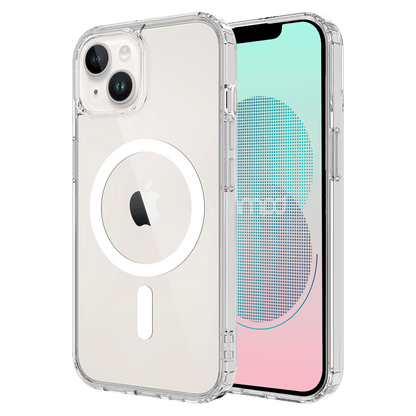 AMPD TPU / Acrylic Crystal Clear MagSafe Case for Apple iPhone 13-Clear by AMPD