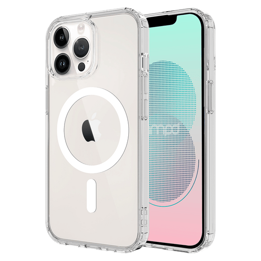AMPD TPU / Acrylic Crystal Clear MagSafe Case for Apple iPhone 13 Pro-Clear by AMPD