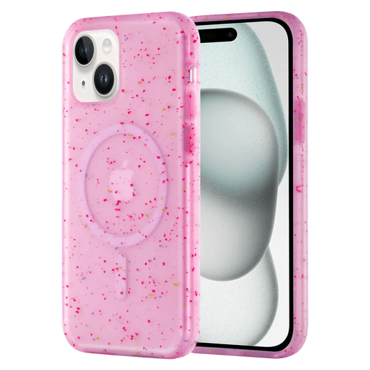 AMPD Jelly Confetti Soft Shell MagSafe Case for Apple iPhone 15