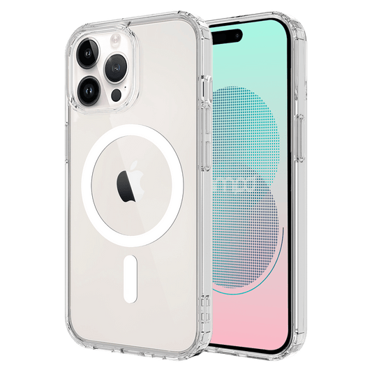AMPD TPU / Acrylic Crystal Clear MagSafe Case for Apple iPhone 15 Pro-Clear by AMPD