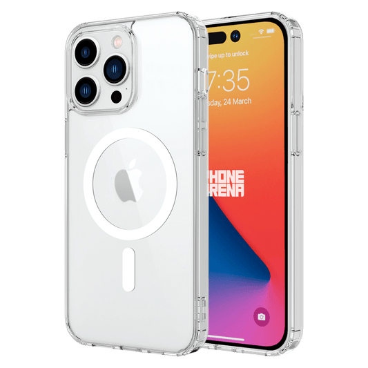 AMPD TPU / Acrylic Crystal Clear MagSafe Case for Apple iPhone 15 Pro Max-Clear by AMPD