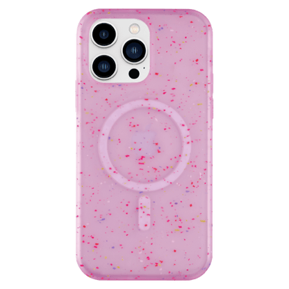 AMPD Jelly Confetti Soft Shell MagSafe Case for Apple iPhone 15 Pro Max-Purple by AMPD