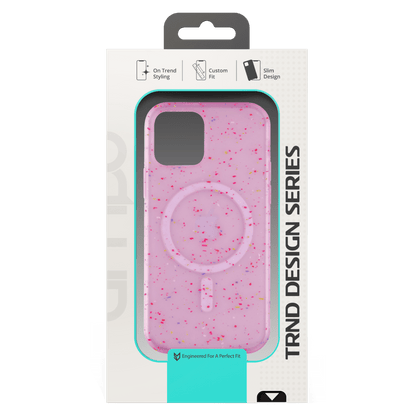 AMPD Jelly Confetti Soft Shell MagSafe Case for Apple iPhone 15 Pro Max-Purple by AMPD