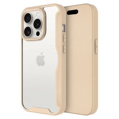 AMPD TPU / Acrylic Flip Wallet MagSafe Case for Apple iPhone 15 Pro Max-- by AMPD