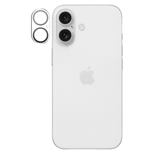 AMPD Laser Cut Rear Camera Tempered Glass Protector for Apple iPhone 16-Clear by AMPD