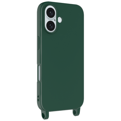 AMPD Real Feel TPU Crossbody Strap Case for Apple iPhone 16-- by AMPD