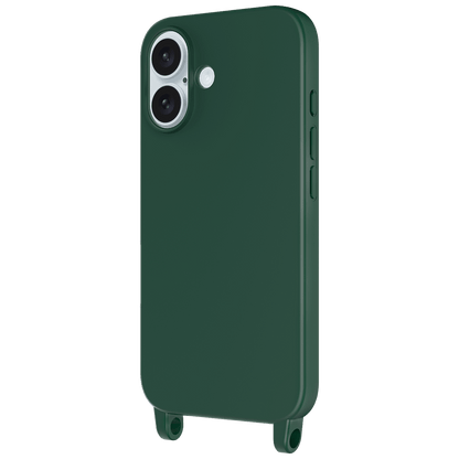 AMPD Real Feel TPU Crossbody Strap Case for Apple iPhone 16-- by AMPD